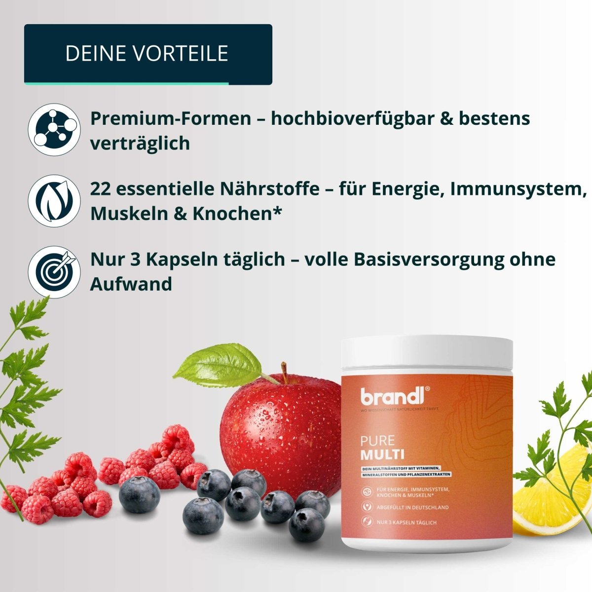 Pure Multi Kapseln - Brandl Nutrition