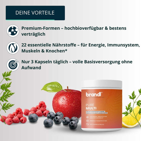 Pure Multi Kapseln - Brandl Nutrition