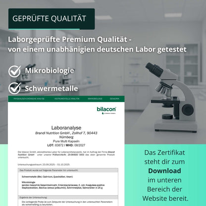 Pure Multi Kapseln - Brandl Nutrition