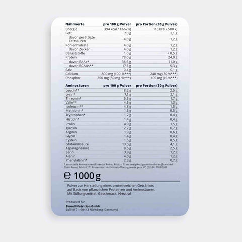 Pure Protein 2.0 (Vegan) - Brandl Nutrition