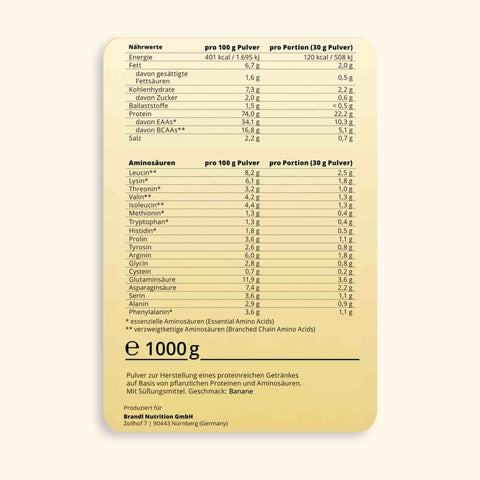 Pure Protein 2.0 (Vegan) - Brandl Nutrition