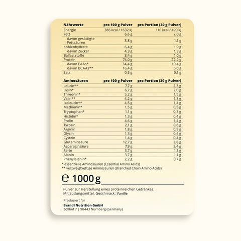 Pure Protein 2.0 (Whey) - Brandl Nutrition