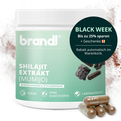 Shilajit Extrakt Kapseln - Brandl Nutrition