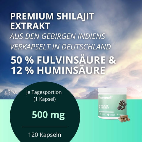 Shilajit Extrakt Kapseln - Brandl Nutrition