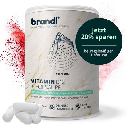 Vitamin B12 mit Folsäure Kapseln - Brandl Nutrition