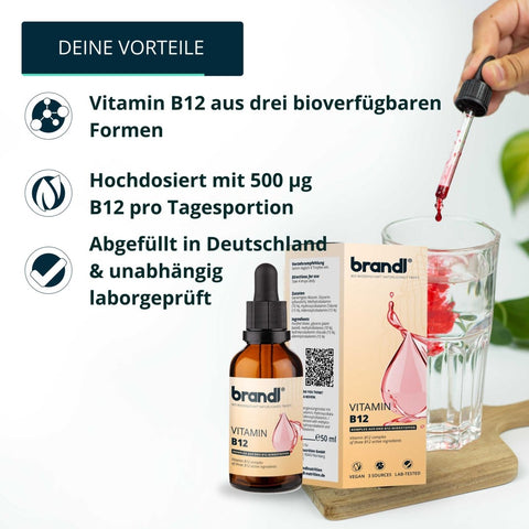 Vitamin B12 Tropfen - Brandl Nutrition