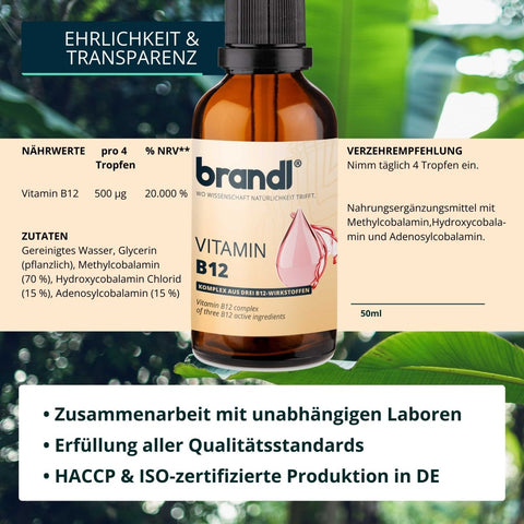 Vitamin B12 Tropfen - Brandl Nutrition