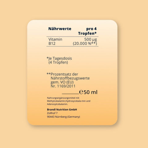Vitamin B12 Tropfen - Brandl Nutrition