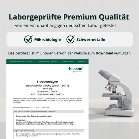 Vitamin B12 Tropfen - Brandl Nutrition