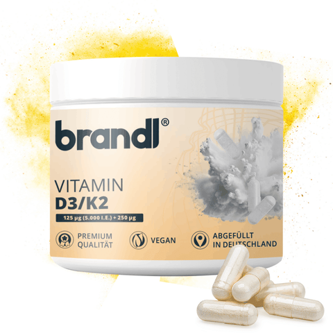 Vitamin D3/K2 Kapseln - Brandl Nutrition