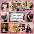 Collage aus Kundenfotos mit brandl Produkten – über 250.000 Menschen lieben unsere Produkte
