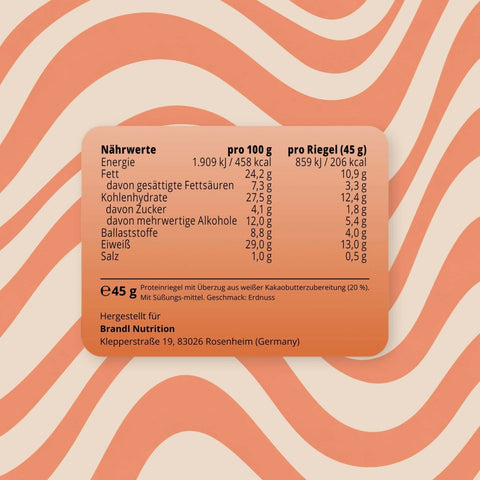 Wavebar Peanut White Choc - Brandl Nutrition