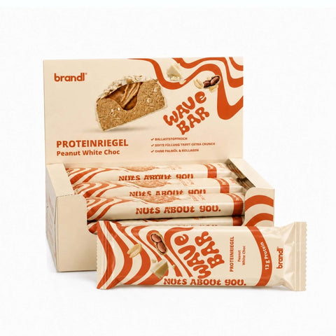 Wavebar Peanut White Choc - Brandl Nutrition