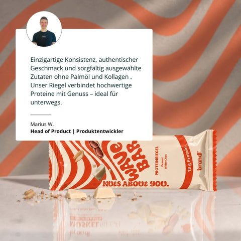 Wavebar Peanut White Choc - Brandl Nutrition