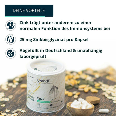 Zink Kapseln - Brandl Nutrition