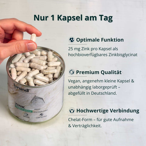Zink Kapseln - Brandl Nutrition