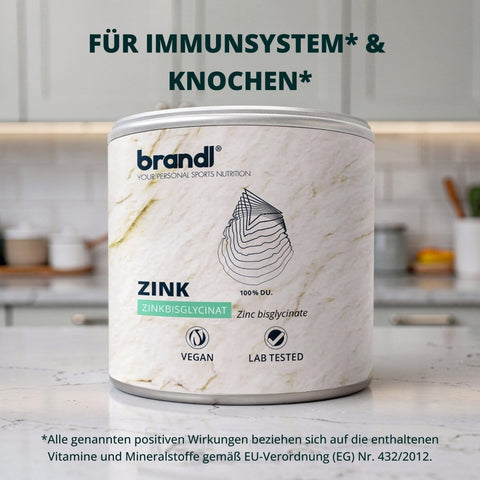 Zink Kapseln - Brandl Nutrition - Immunsystem und Knochen